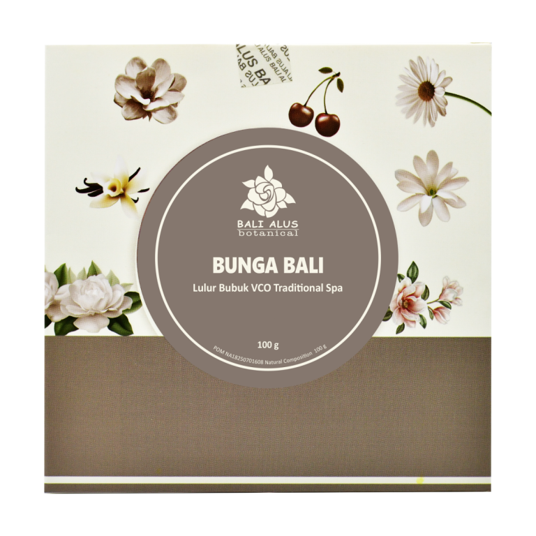 Lulur bubuk VCO traditional 100 g Bunga bali